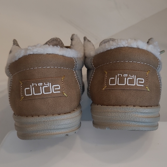 Hey Dude Wally Herringbone Canvas Loafer Chukka-Style Slide/ Slip On - Picture 7 of 17